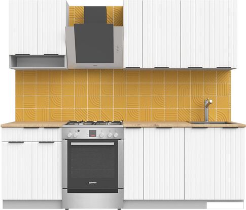 Готовая кухня Arvento АНТА-плюс 1.8м (белый)