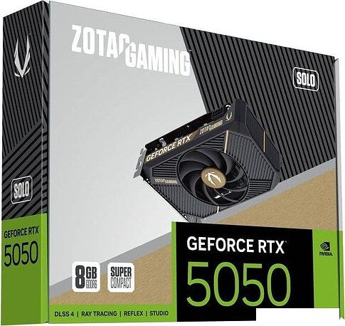 Видеокарта ZOTAC Gaming GeForce RTX 5050 Solo ZT-B50500G-10L