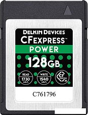 Карта памяти Delkin Devices Power CFexpress DCFX1-128 128GB Карта памяти Delkin Devices Power CFexpress DCFX1-128 128GB