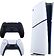 Игровая приставка Sony PlayStation 5 Slim Digital Edition CFI-21XX (2 ревизия, без дисковода, 2 геймпада, белый/черная полночь)