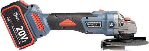 Угловая шлифмашина КВТ Профи GB-20-125 (с 2-мя АКБ, кейс)