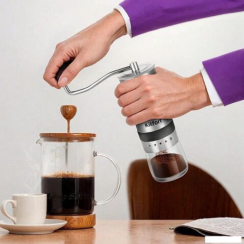 Ручная кофемолка Kitfort KT-7470