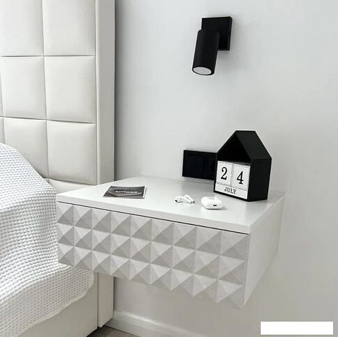 Тумба Shtabe Simple 7000 эко (травертин/белый)