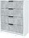 Комод Интерлиния Концепт КТ-К80 (бетон/белый платинум)