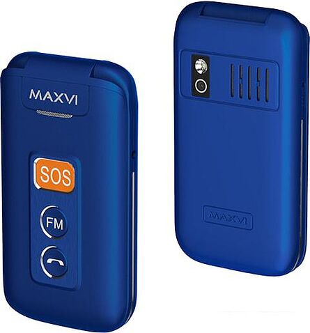 Мобильный телефон Maxvi E5 (синий)