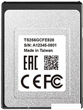 Карта памяти Transcend CFexpress 820 Type B 256GB TS256GCFE820 Карта памяти Transcend CFexpress 820 Type B 256GB TS256GCFE820