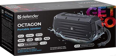 Беспроводная колонка Defender Octagon