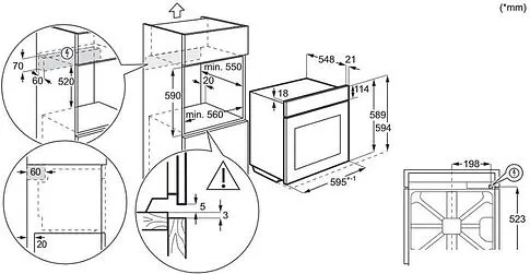 Электрический духовой шкаф Electrolux SteamBake 600 EOD6P66WX