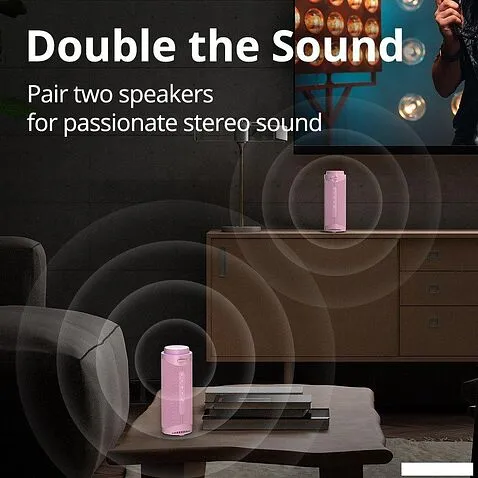 Беспроводная колонка Tronsmart T7 (розовый)