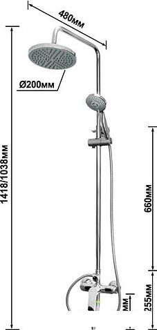 Душевая система Eleanti 0402.479
