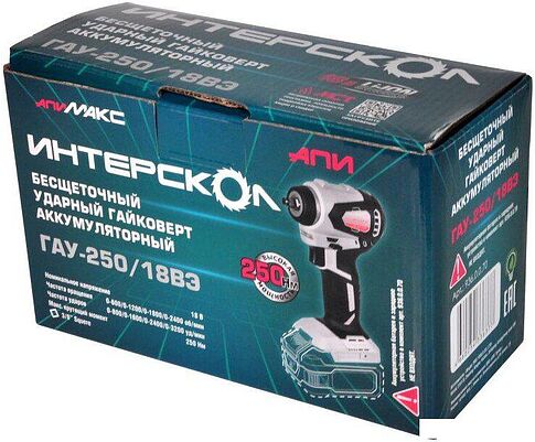 Гайковерт Интерскол ГАУ-250/18ВЭ 936.0.0.70 (без АКБ)
