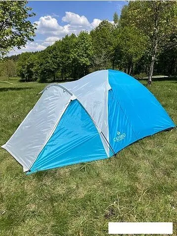 Треккинговая палатка Calviano Acamper Acco 4 (бирюзовый)