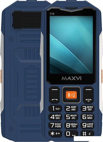 Телефон Maxvi T19 (синий)