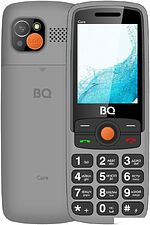 Кнопочный телефон BQ 2459 Care (серый)