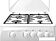 Кухонная плита Renova SG5G-LCW