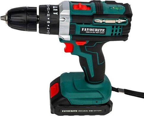 Ударная дрель-шуруповерт Favourite OBS 21 DC Set Unit (с 2-мя АКБ, кейс)