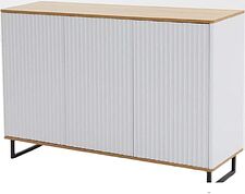 Комод Shtabe Royal 5051 эко (белый/дуб сантана/черный)