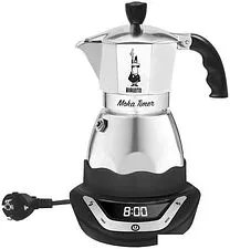 Гейзерная кофеварка Bialetti Moka Timer (3 порции)