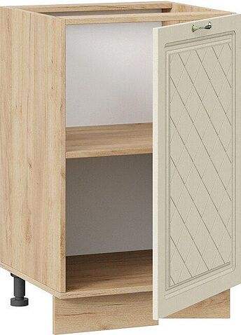 Шкаф напольный Трия Бьянка 1Н5 (дуб крафт золотой/дуб ваниль)