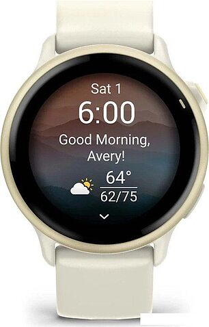 Умные часы Garmin Vivoactive 6 (лунное золото)