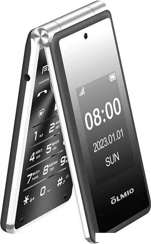 Кнопочный телефон Olmio F50 (черный)