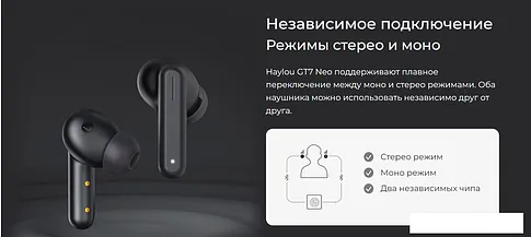 Наушники Haylou GT7 Neo (черный)