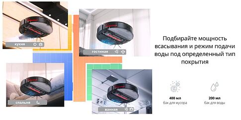 Робот-пылесос Roborock Q7 Max+ (русская версия, черный)