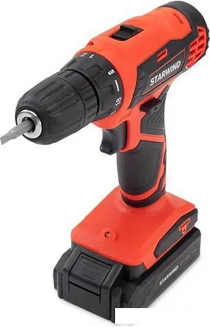 Дрель-шуруповерт StarWind DS-10-14B-2 KWCD2102 (с 2-мя АКБ, кейс)
