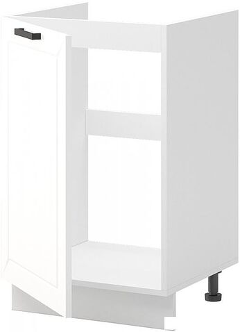 Шкаф напольный Mio Tesoro Альфа ШНМ 500 (белый/холст белый)