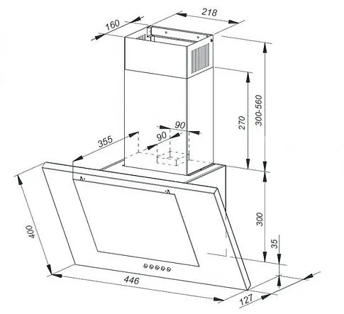 Кухонная вытяжка Weissgauff Nekkar WH