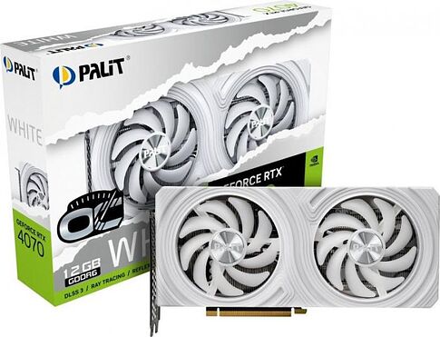 Видеокарта Palit GeForce RTX 4070 White OC NE64070S19K9-1048L