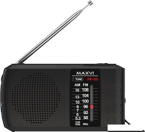 Радиоприемник Maxvi PR-03 (черный)