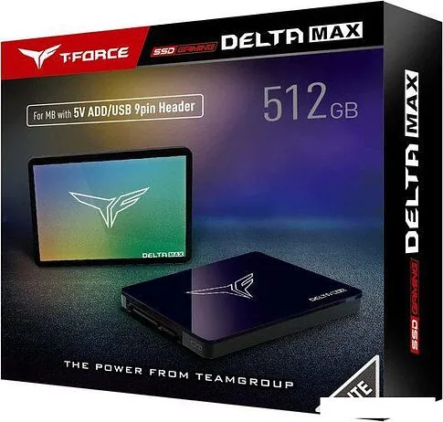 SSD Team T-Force Delta Max RGB Lite 512GB T253TM512G0C325