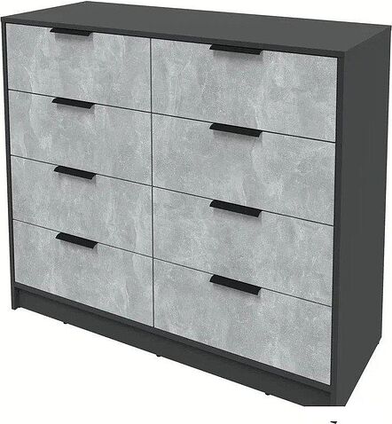 Комод Интерлиния Концепт КТ-К117 (бетон/антрацит)