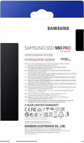 SSD Samsung 980 Pro с радиатором 2TB MZ-V8P2T0CW