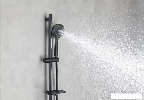 Душевая система  Aquatek AQ1074MB (черный матовый)