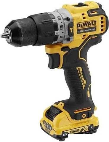 Ударная дрель-шуруповерт DeWalt DCD706D2-QW (с 2-мя АКБ, кейс)