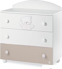Комод Italbaby Jolie 070.8065-0530 (белый/шоколад)