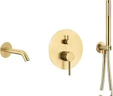 Душевой гарнитур  Armatura Moza Gold 5039-401-31
