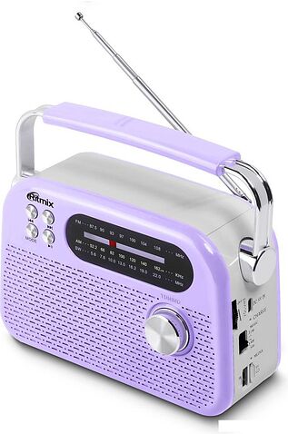 Радиоприемник Ritmix RPR-045 (сиреневый)