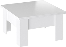 Стол-трансформер Трия Glance тип 1 (белый/стекло белый глянец)