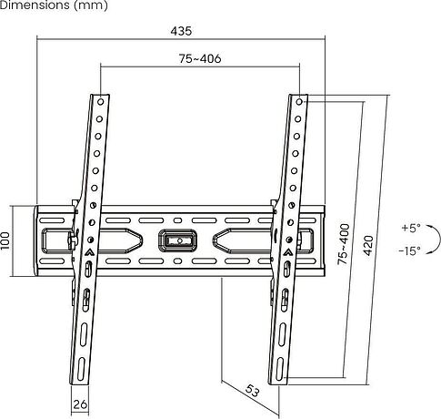 Кронштейн для телевизора Roome KL36-44T-R