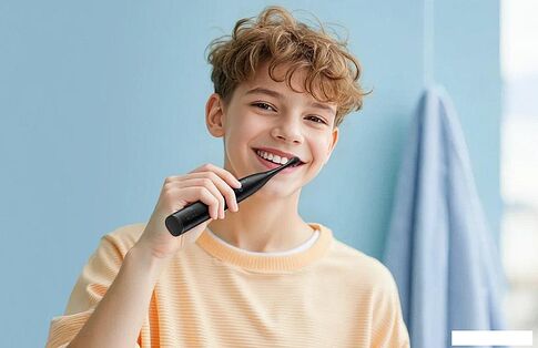 Электрическая зубная щетка Oclean X Kids (черный)