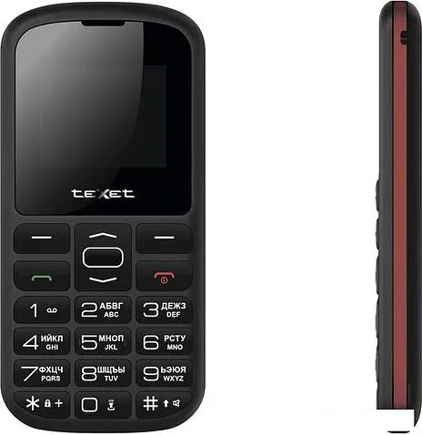 Кнопочный телефон TeXet TM-B316 (черный)