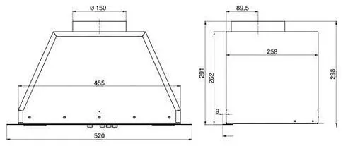 Кухонная вытяжка Elikor 52П-650-Э3Д (белый)