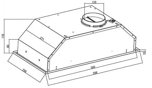 Кухонная вытяжка Schtoff Quattroporte 60 (черный)