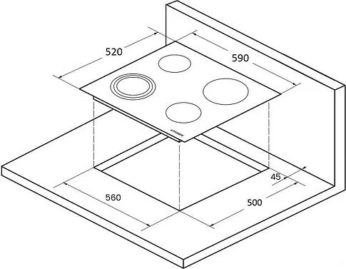 Варочная панель KUPPERSBERG ECS 603
