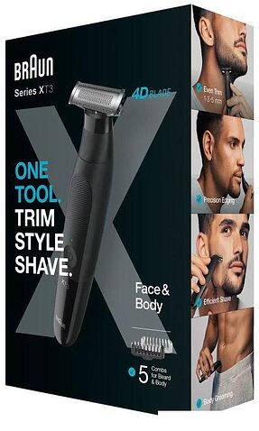 Триммер для бороды и усов Braun Series XT3 XT3200
