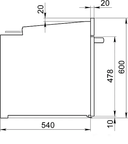 Электрический духовой шкаф Kuche AGM 167 W