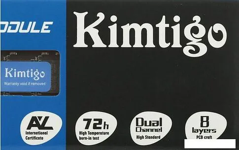 Оперативная память Kimtigo 4ГБ DDR4 SODIMM 2666 МГц KMKS4G8582666